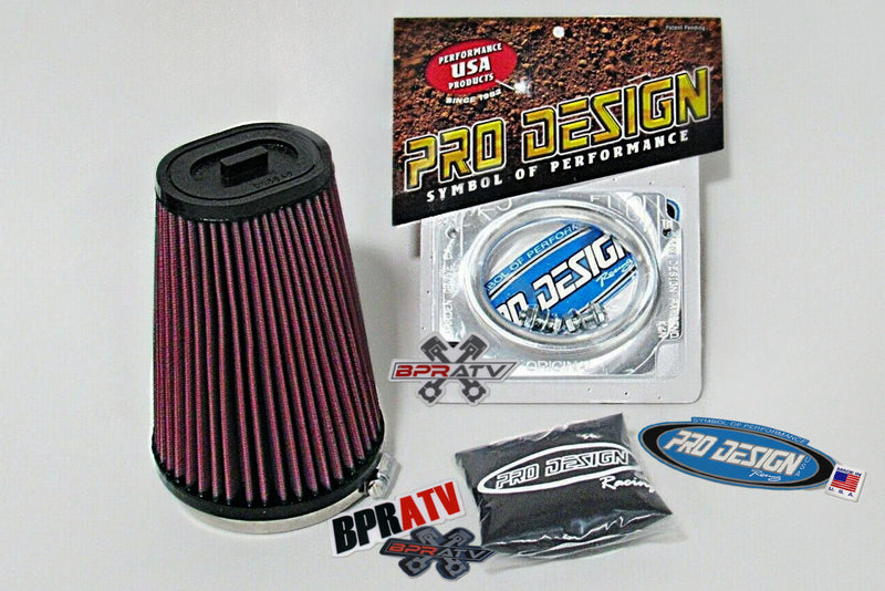 Pro Design Pro Flow K&N K+N Air Filter Intake Box Kit Yamaha Banshee 421 CUB USA