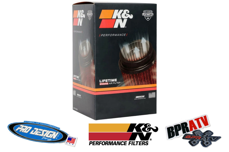 Pro Design Pro Flow K&N K+N Air Filter Intake Box Kit Yamaha Banshee 421 CUB USA