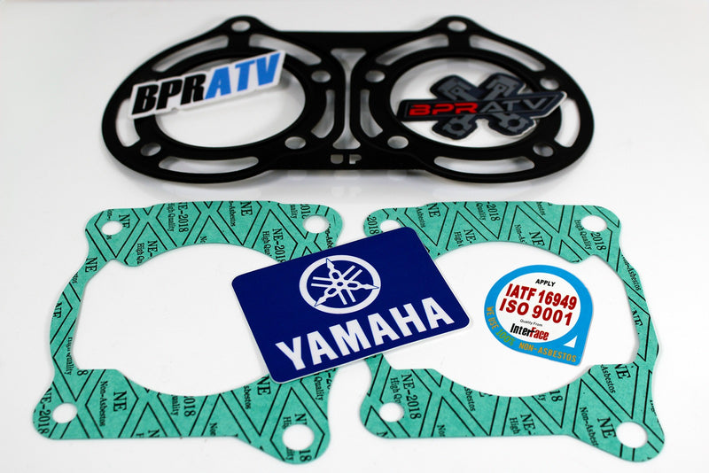 Yamaha Banshee YFZ 350 Cylinder Pistons Steel Head Gasket Set Kit 64-66mm BPRATV