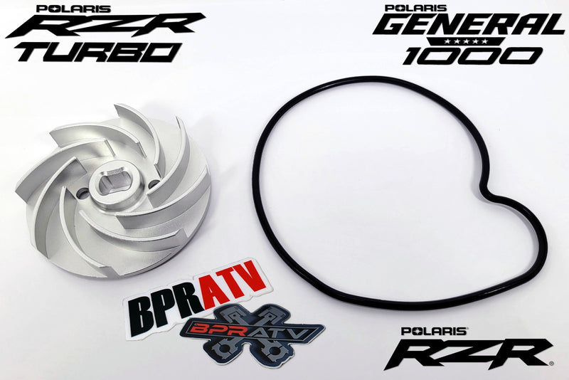 Polaris RZR 900 XP 1000 Billet Water Pump Impeller Kit CNC 5438796 5413811 Seals