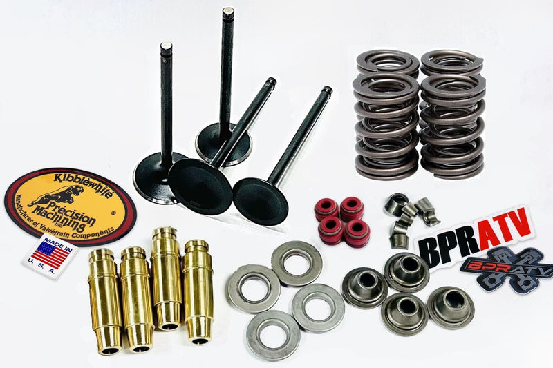 04 05 TRX 450R +1 Oversize Valves Ti Springs Kibblewhite Valve Spring Guides Kit