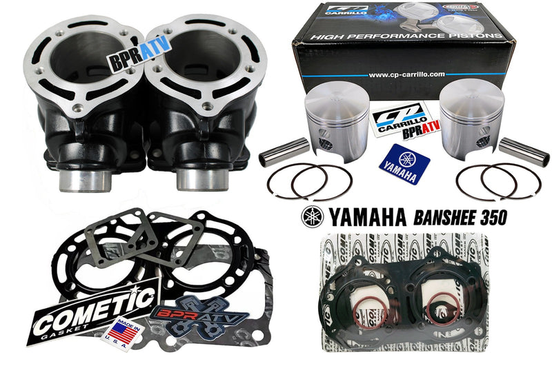 Banshee CP Carrillo 64mm Forged Pistons OEM Stock Bore Motor Engine Redo Kit USA