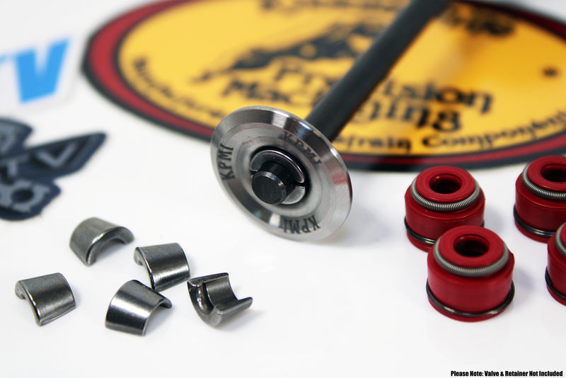 Honda TRX400EX 400X XR400 Valve Keepers Cotters with Kibblewhite Red Viton Seals