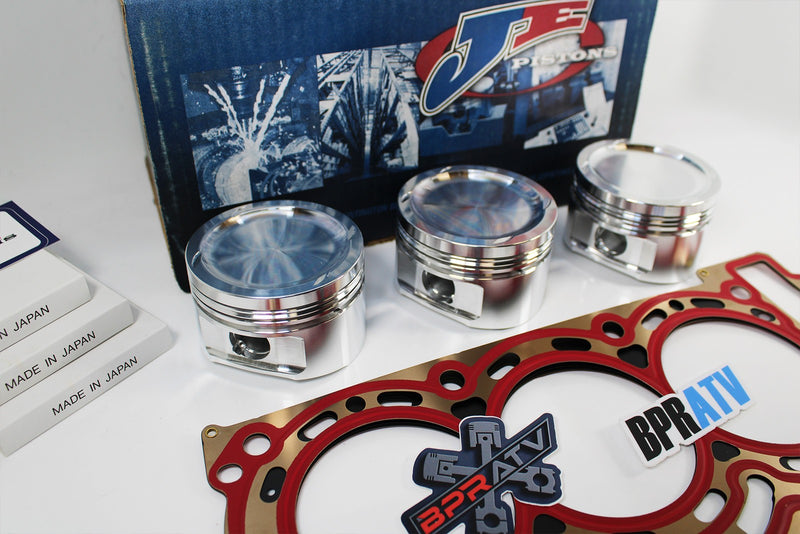 Can-Am Maverick X3 Turbo 17-25 JE Piston Set 9.5:1 MLS Head Gasket Forged In USA