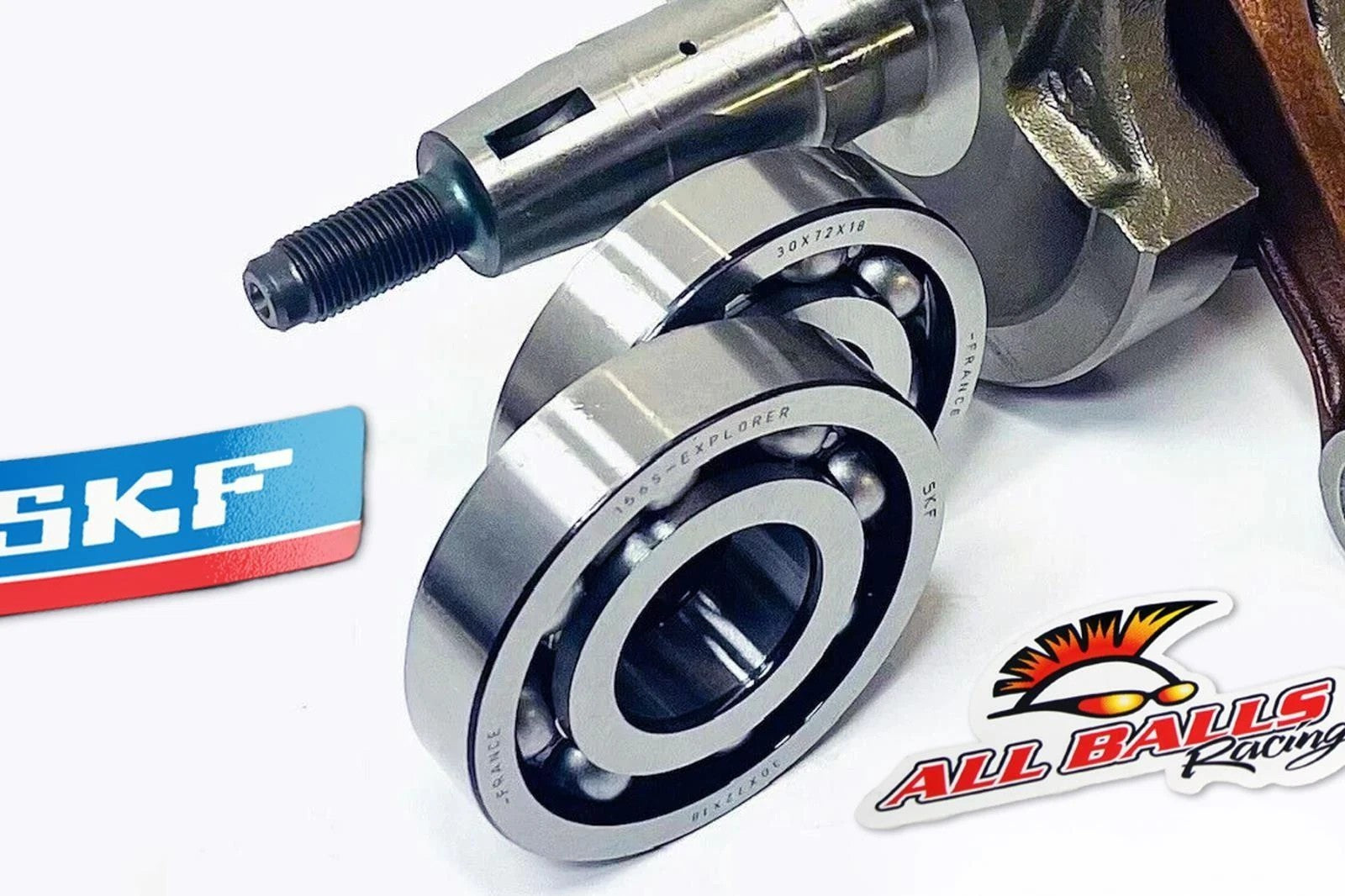 その他 BEARING-CRANK KX250F 1975 Honda CR250 CR500 RM250 KX250 SKF Main Crank Bearings Kit YZ250