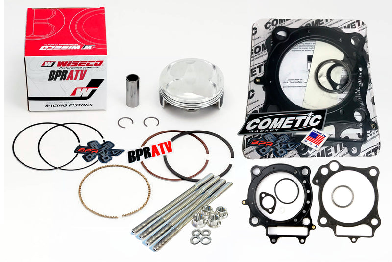 Honda TRX450R 94mm Wiseco 14:1 Cometic Titanium Studs Top End Rebuild Kit '04-05