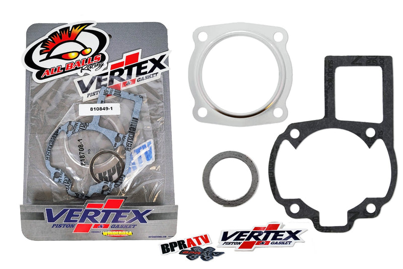 Suzuki LT80 Kawasaki KFX80 OEM Stock Bore Wiseco 50mm Piston Gasket Rebuild Kit!