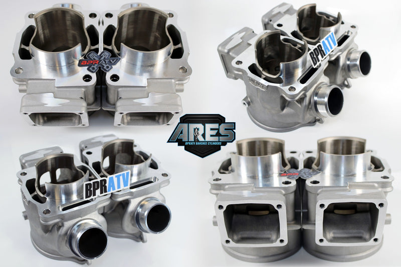 Banshee 400cc ARES Athena Replacement Cylinders Wiseco Pistons CNC Domes Upgrade