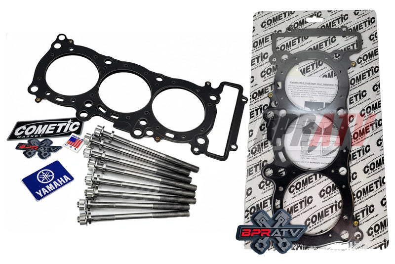 Yamaha YXZ1000R YXZ 1000 Titanium Head Stud Kit & Cometic MLS Gasket BPRATV NEW!