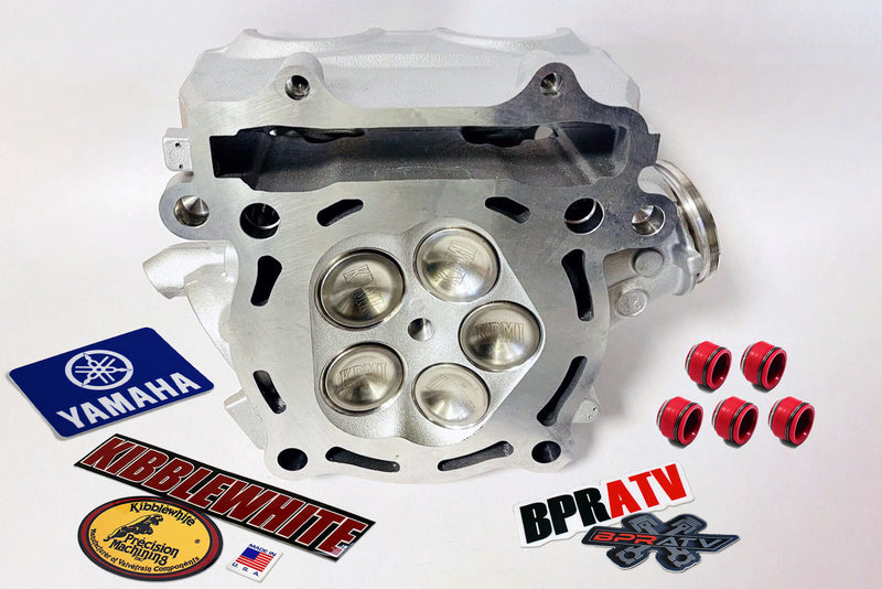 Yamaha YFZ450R OEM Ported Head Ti Kibblewhite +1mm Valve Kit Race Built to Order