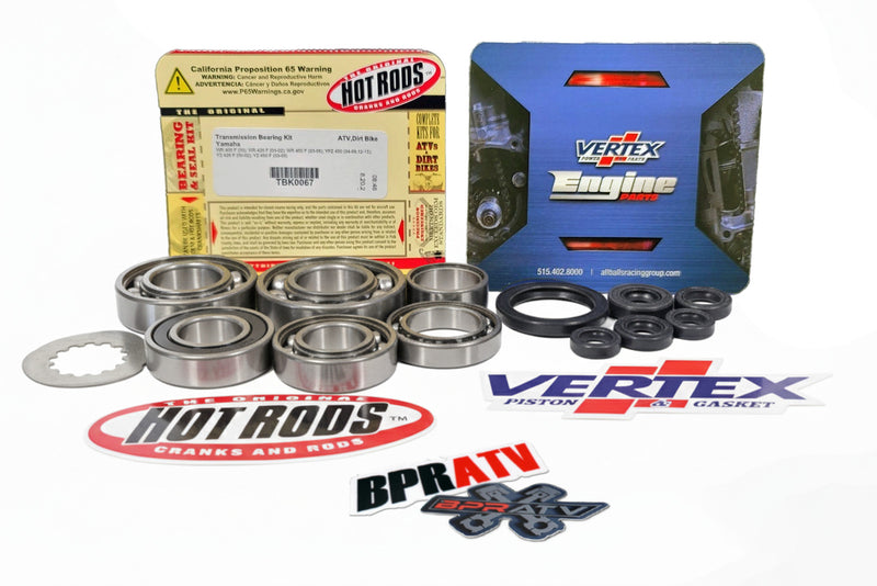 Yamaha YFZ450 CARB YFZ 450 Hot Rods Trans Bearing Kit Vertex Engine Seal Set NEW