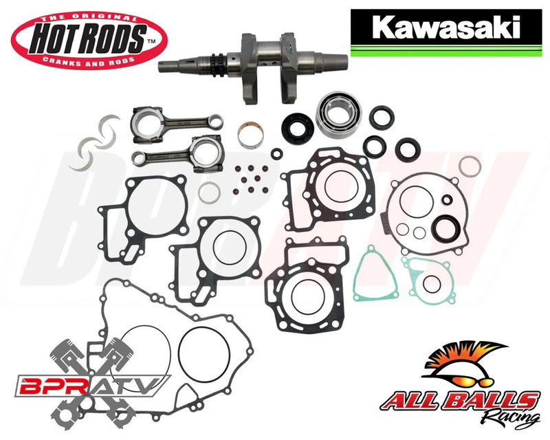 12-20 Brute Force 750 Bottom End Hotrods Crank Rods Rebuild NGK Plugs Cam Chains