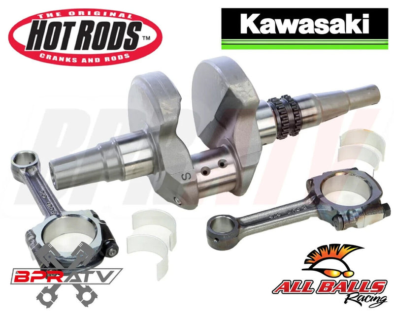 12-20 Brute Force 750 Bottom End Hotrods Crank Rods Rebuild NGK Plugs Cam Chains