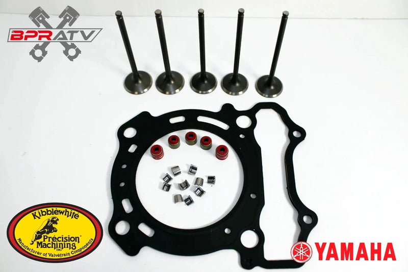 01-13 WR250F WR 250F Intake Exhaust Valves Kit Gasket KIBBLEWHITE Seals Keepers!