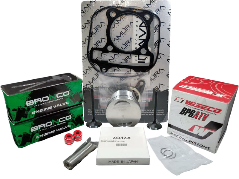 Polaris RZR 170 RZR170 Top End Rebuild Valves 62mm Wiseco Piston Namura Gaskets