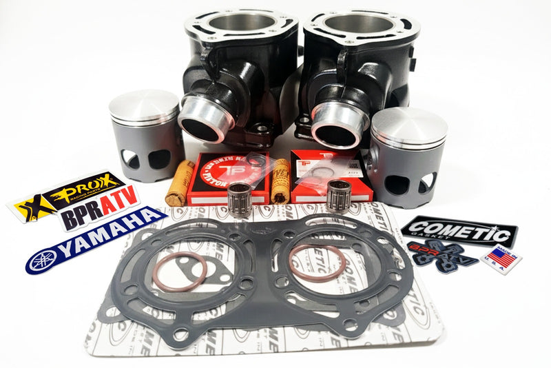 BPRATV Yamaha Banshee 350 66mm Top End Rebuild Kit ProX Pistons Bearings Cometic