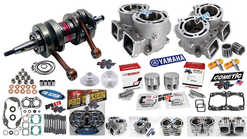 Yamaha Banshee 421cc ARES Athena-Style Cylinder Kit BPRATV Wiseco Stroker Kit +4