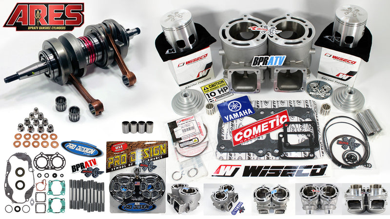 Yamaha Banshee 421cc ARES Athena-Style Cylinder Kit BPRATV Wiseco Stroker Kit +4