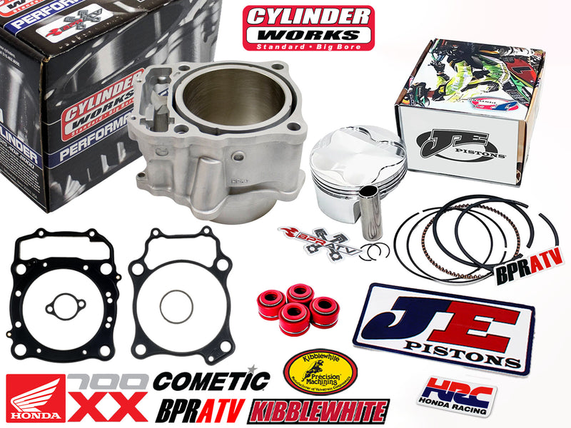 08 09 Honda TRX 700XX 102mm JE 11:1 Piston Cylinder Cometic Top End Rebuild Kit