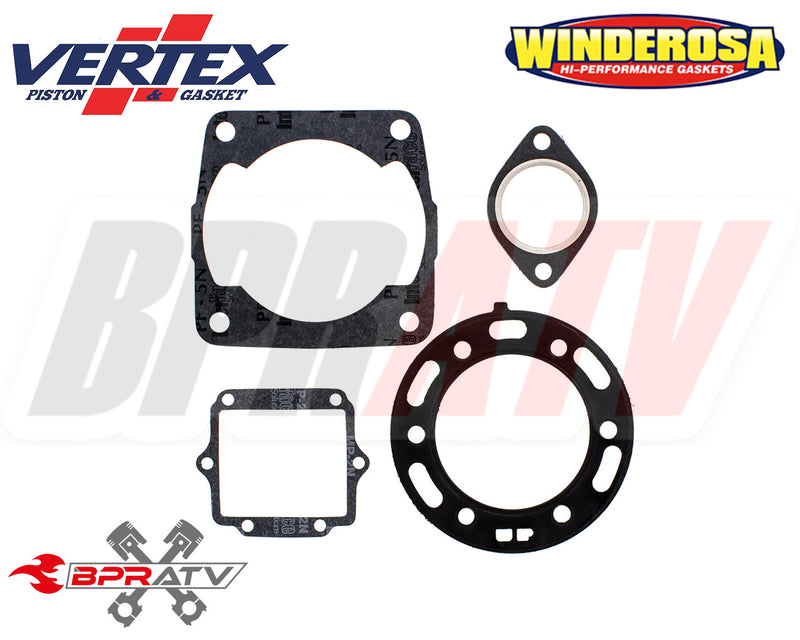97-02 Scrambler 400 Cylinder Wiseco Piston Vertex Gasket NGK Top End Rebuild Kit