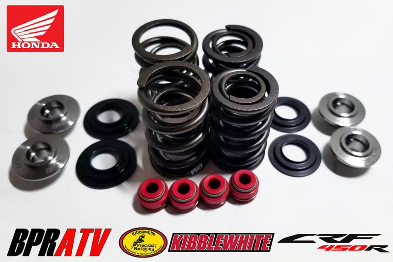 Honda CRF450R CRF 450R Kibblewhite Top End Piston Rebuild Kit Valves & Cylinder
