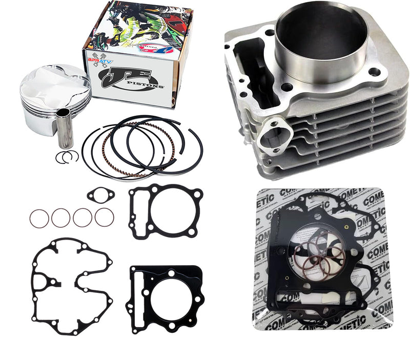 TRX 400EX 400X 89mm Big Bore Cylinder 11:1 JE Piston Cometic Top End Rebuild Kit