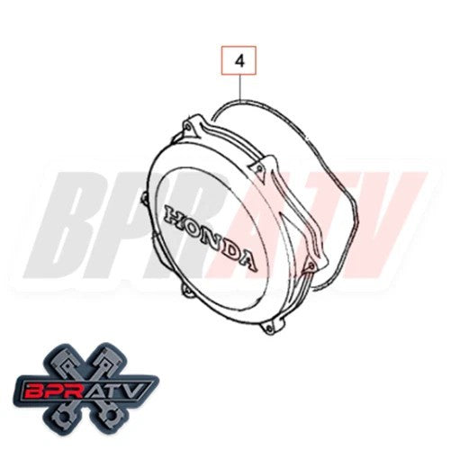 09-10 CRF450R CRF 450R DUNER Trail Clutch Kit Fibers Steels Complete OEM Gaskets