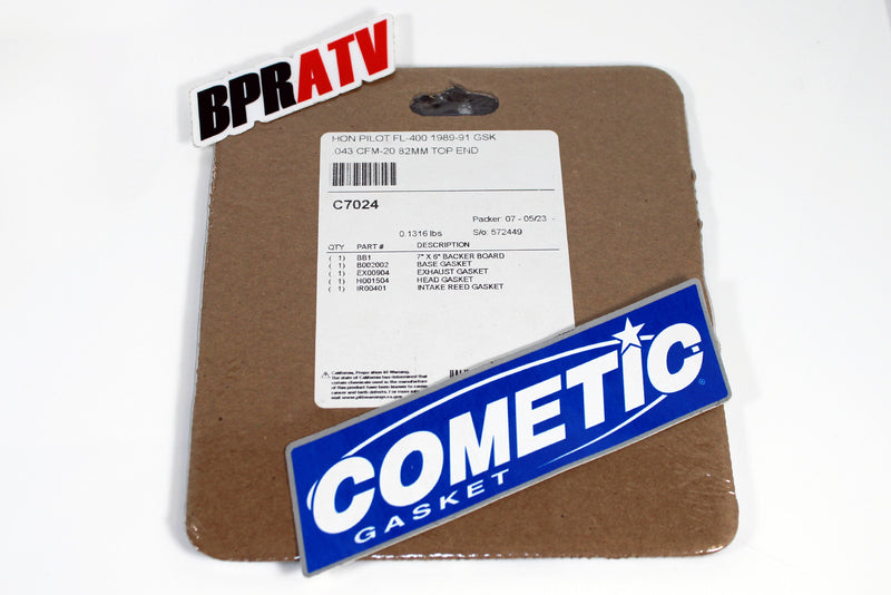 Honda Pilot FL400 82mm Big Bore Wiseco Piston Cometic Gasket Top End Rebuild Kit