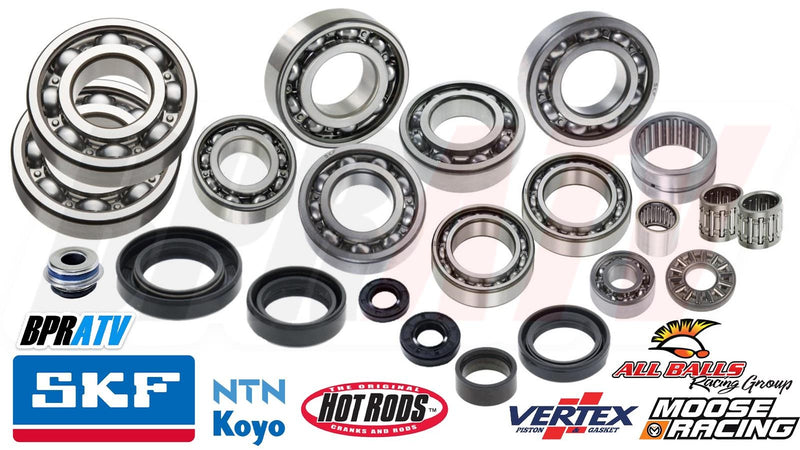 02-08 CRF450R CRF 450R SKF Engine Bearing Complete Bottom End Bearings Seals Kit