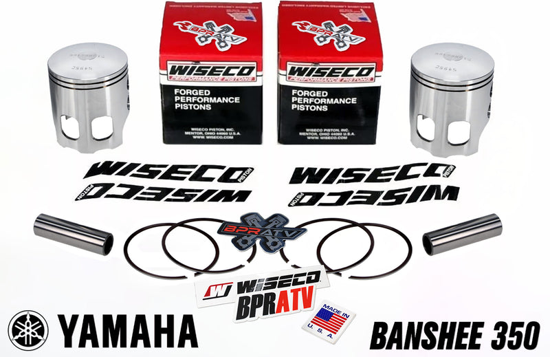 421cc Yamaha Banshee 68mm Top End Kit 4mil No Spacer Athena Cylinders Wiseco New