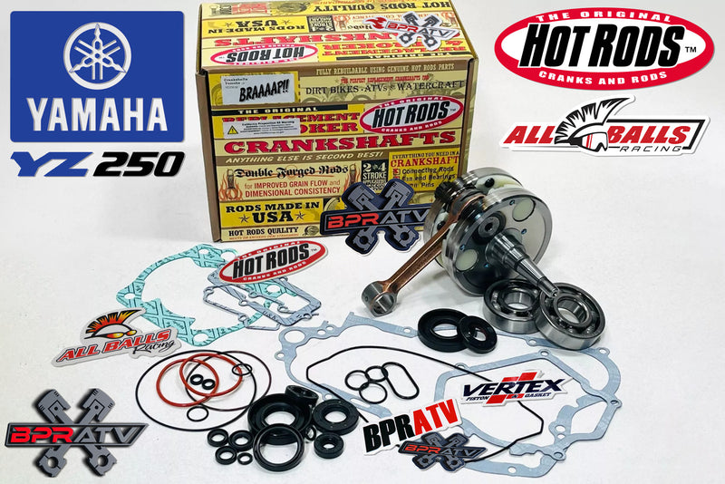 99-00 Yamaha YZ250 YZ 250 Hot Rod Crank Gaskets Seals Motor Rebuild Kit Hotrods