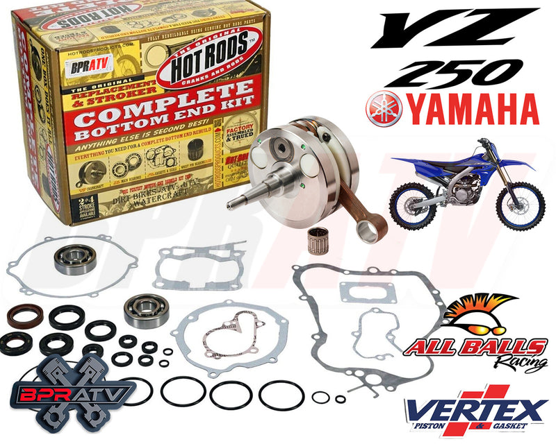 99-00 Yamaha YZ250 YZ 250 Hot Rod Crank Gaskets Seals Motor Rebuild Kit Hotrods