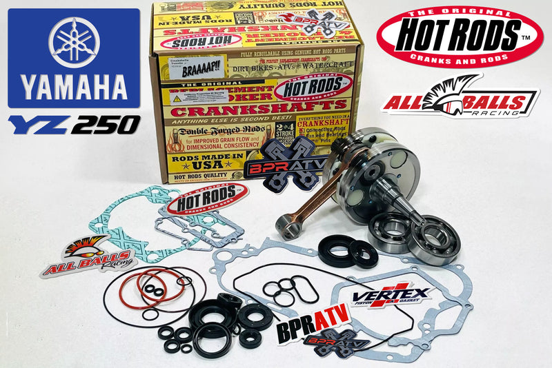99-00 Yamaha YZ250 YZ 250 Hot Rod Crank Gaskets Seals Motor Rebuild Kit Hotrods