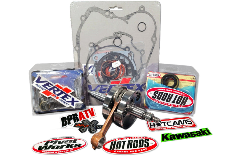 2006-2013 Kawasaki KX100 KX 100 Hot Rods Complete Bottom End Rebuild Kit CBK0102