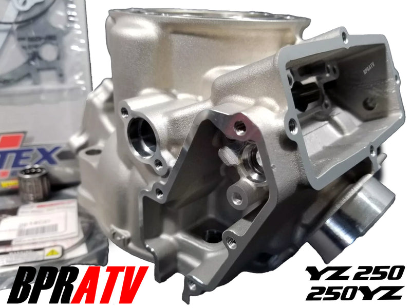 03+ YZ250 YZ 250 Stock Bore Cylinder Head 66.4 Wiseco Complete Top End Parts Kit