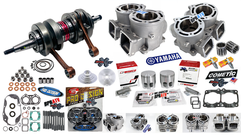 Yamaha Banshee 421cc ARES Stroker Kit Athena-Style Cylinder Wiseco Piston & Head