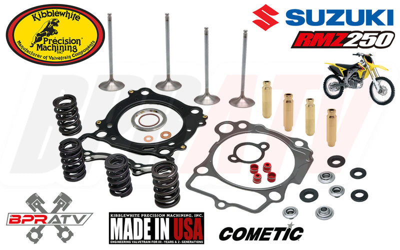 04-06 RMZ250 RM-Z250 Complete Top End Rebuild Kit Cylinder Piston Valves Springs