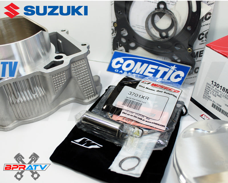 Suzuki DRZ400 DR-Z400 Cylinder Wiseco Piston Gasket Big Bore Top End Rebuild Kit