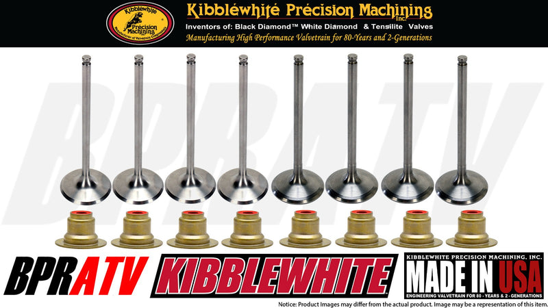 Polaris General 1000 Kibblewhite Precision Valve Kit Intake Exhaust Seals 18-24