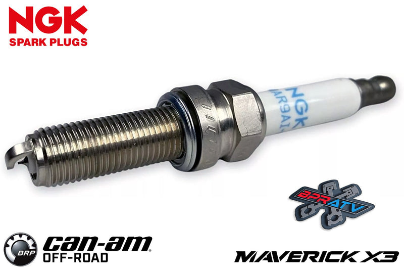 Set Of 3 NGK Iridium Spark Plugs LMAR9AI-8D Can Am Maverick X3 X-3 Head Fix Kit