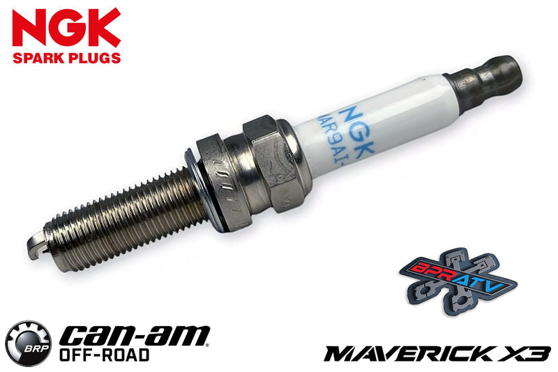 Set Of 3 NGK Iridium Spark Plugs LMAR9AI-8D Can Am Maverick X3 X-3 Head Fix Kit