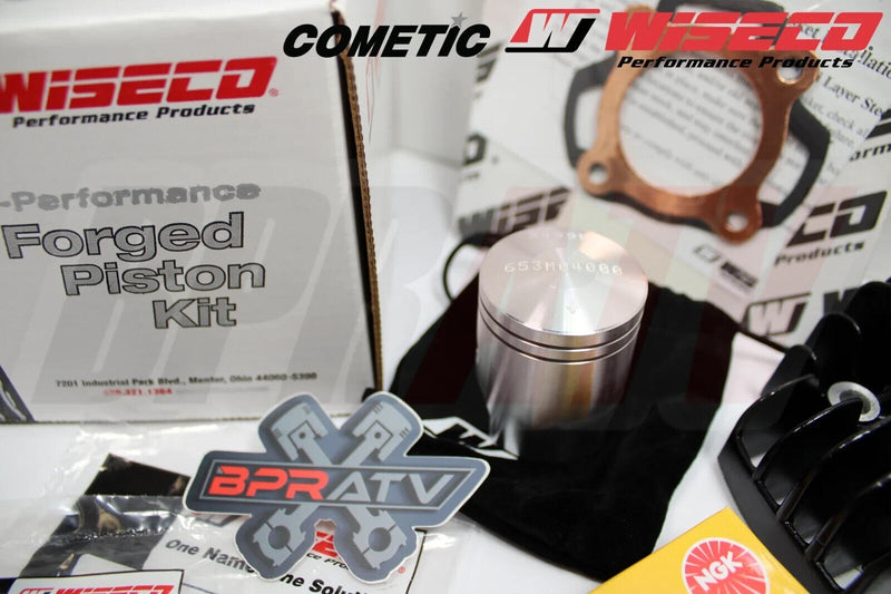 81-25 Yamaha PW50 Y-Zinger Stock Bore Complete WISECO Piston Top End Rebuild Kit