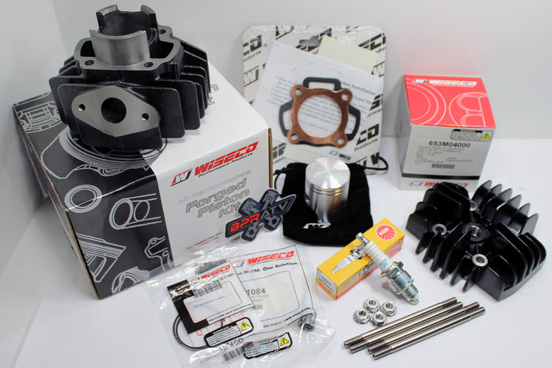 81-25 Yamaha PW50 Y-Zinger Stock Bore Complete WISECO Piston Top End Rebuild Kit