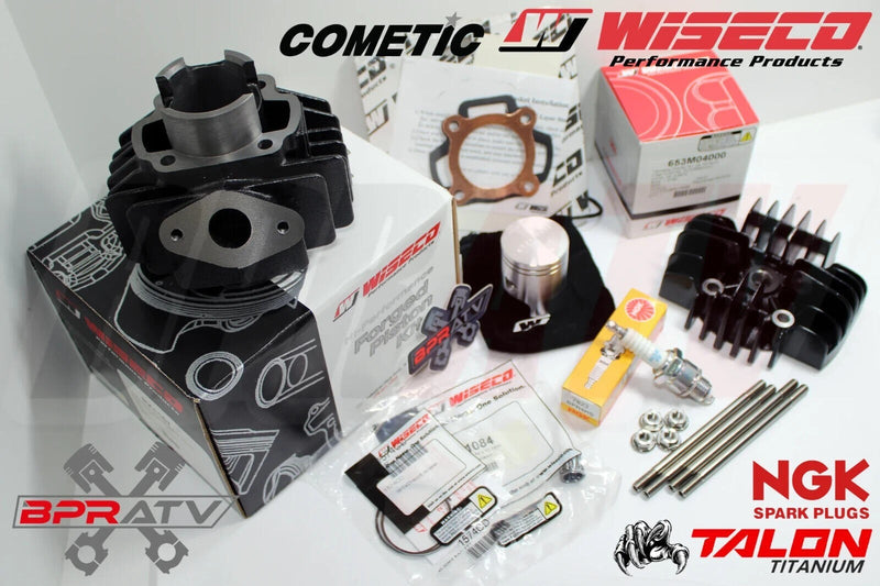 81-25 Yamaha PW50 Y-Zinger Stock Bore Complete WISECO Piston Top End Rebuild Kit