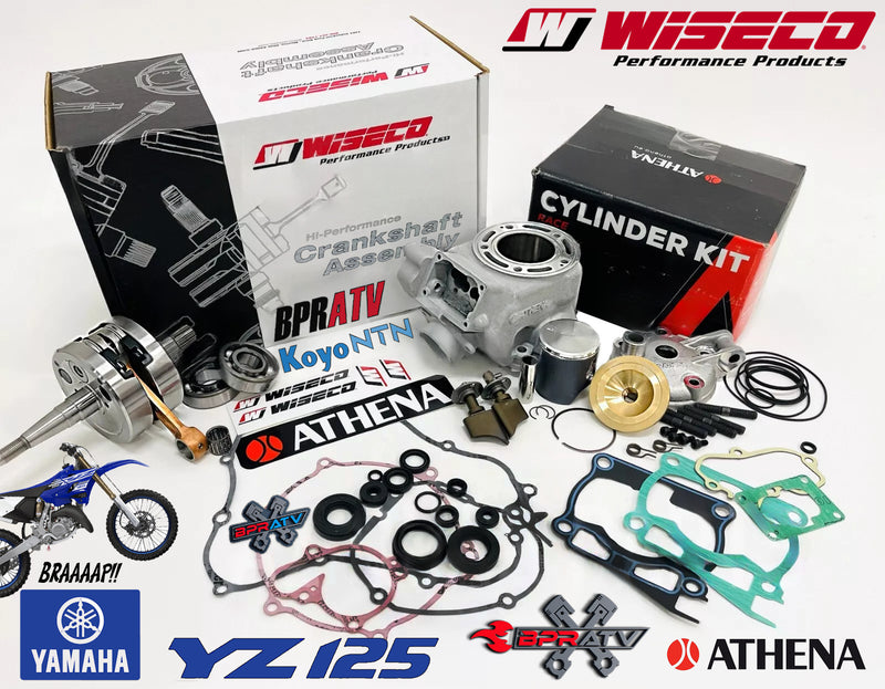 98-00 Yamaha YZ125 YZ 125 54mm Athena Cylinder Piston Wiseco Crank Rebuild Kit
