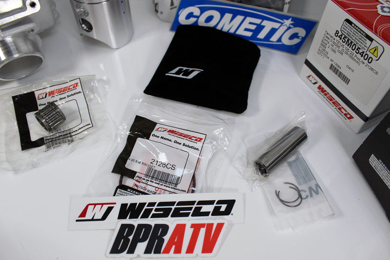Complete Yamaha YZ125/YZ125X Top End Rebuild Kit Cometic & Wiseco Piston Powered