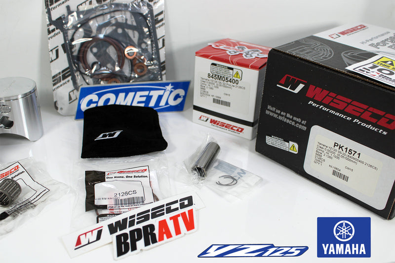 05-21 Yamaha YZ125/YZ125X Top End Rebuild Cylinder Wiseco Piston Cometic Gaskets