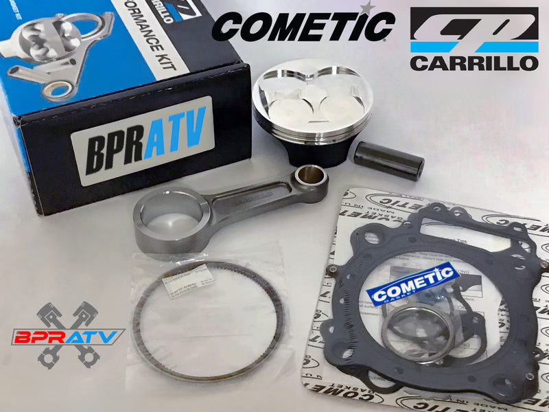 04-09 Kawasaki KX250F KX 250F 77mm CP RACE Piston Cometic Gaskets Carrillo Rod