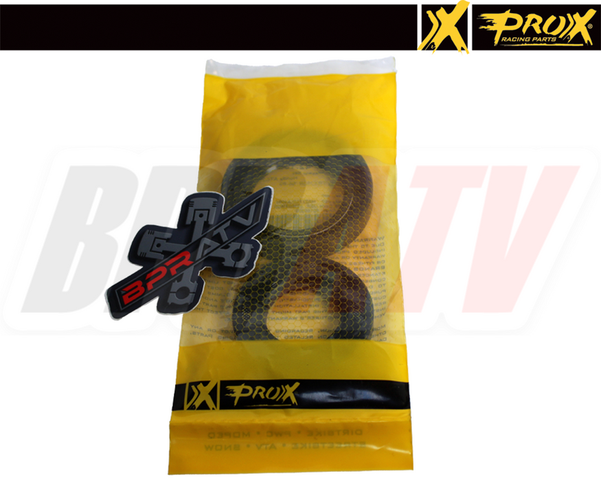 86-89 Honda TRX250R TRX 250R Main Crankshaft Bearings SKF + ProX Crank Seals Kit