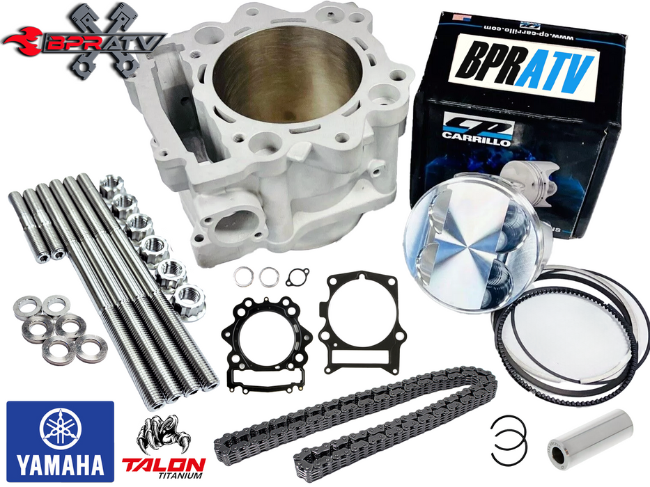 Raptor 700 700R Stock Bore Cylinder Piston Rebuilt 102mm mil Top End Rebuild Kit